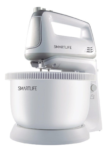 Batidora De Mano Con Pie Bowl 5 Vel Turbo Smartlife Hm5035