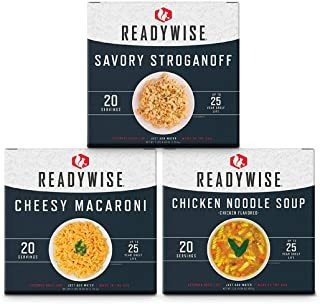 Readywise Kit De Caja De Alimentos De Emergencia | 60 Porcio