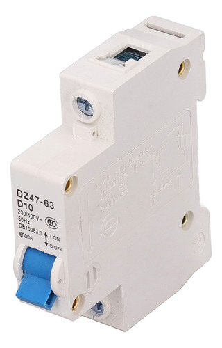 Disyuntor Unipolar Mini 1p 230v 400v Din Rail 10a