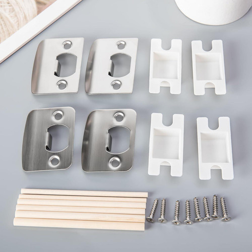 Kit De 4 Placas De Strike Nkiy Quen Para Puerta
