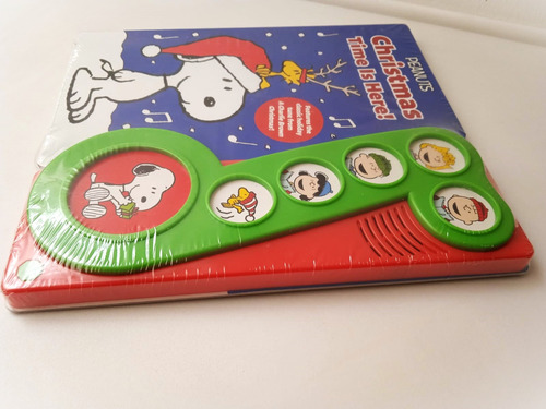Snoopy Navidad, Peanuts Christmas Time Is Here Libro Musical