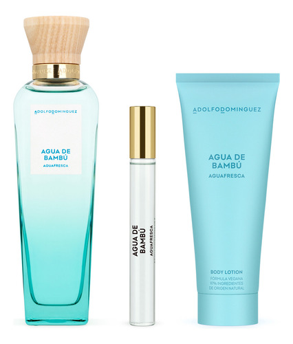 Set Adolfo Domínguez Perfume Mujer Agua De Bambú Edt Volumen De La Unidad 120 Ml