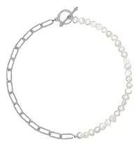 Comprar Collar Tipo Gargantilla: Con Forma De Perla, Chapado En Oro 