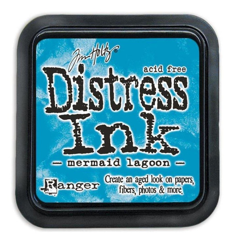 Tim Holtz Distress Mermaid Lagoon Tinta Sellos Envejecer