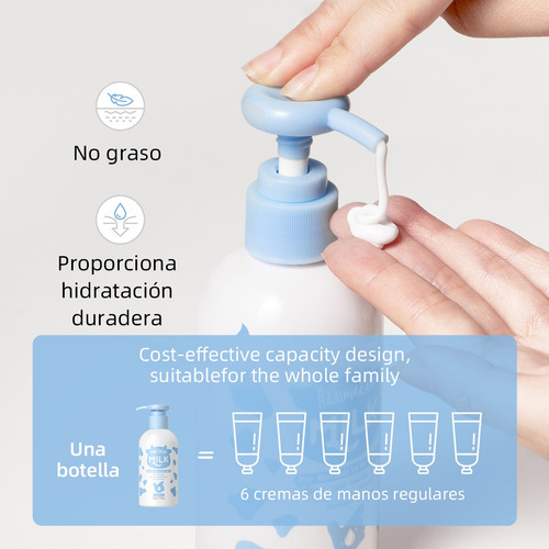 Hl Crema De Manos De Leche Reparadora Hidratante De Manos