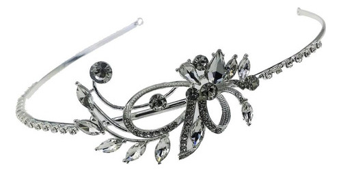 Elegante Diadema Nupcial De Cristal Para Mujer Y Niña Rhines