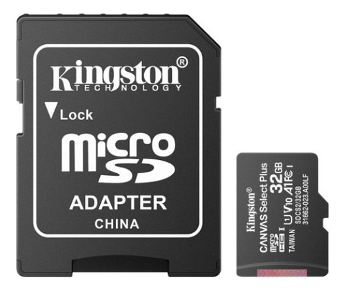 Microsd Kingston 32gb Microsdxc Canvasselect Read 100mb A1 