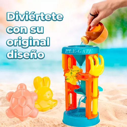 Set Juguetes Playa Rueda Arena Grande Con Accesorios Niños Ele-Gate