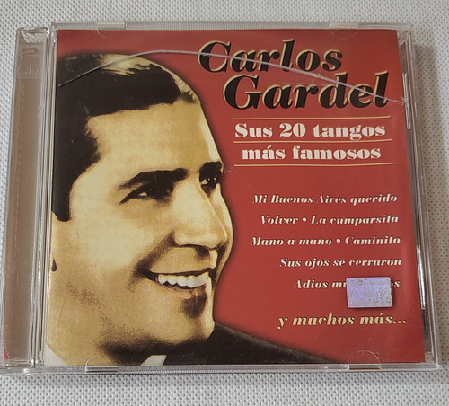 Cd Carlos Gardel 20 Tangos Famosos Original   