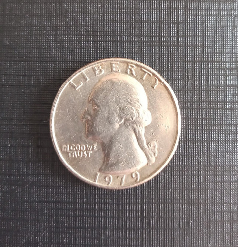 Estados Unidos Quarter Dollar Liberty Sem Letra 1979 M129