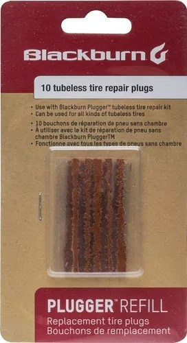 Refil Reparo Pneu Tubeless Blackburn Plugger 10 Unidades