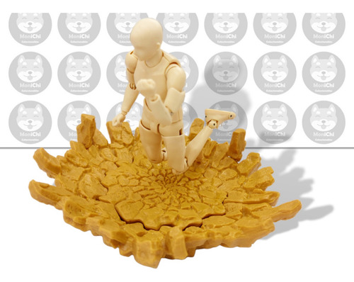 Tamashii Effect Efecto Poder Aura Impacto Café Figura Myth (Usado)