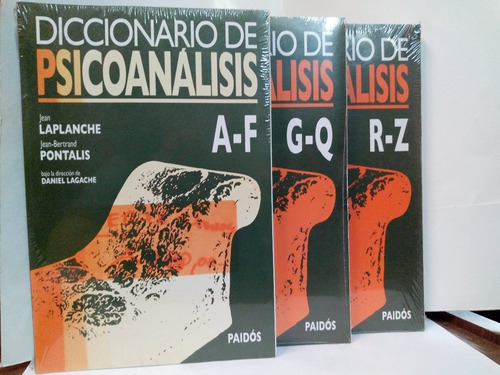 Diccionario De Psicoanaísis 3 Tomos A - Z - Jean Laplanche