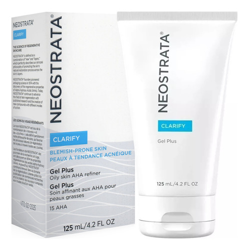 Neostrata Refine Gel Plus Pieles Grasas Poros Manchas 125ml