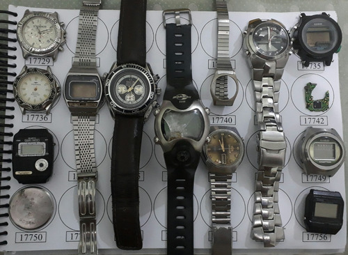 Lote 64 Sucatas Casio E Outros- Máquina Do Tempo