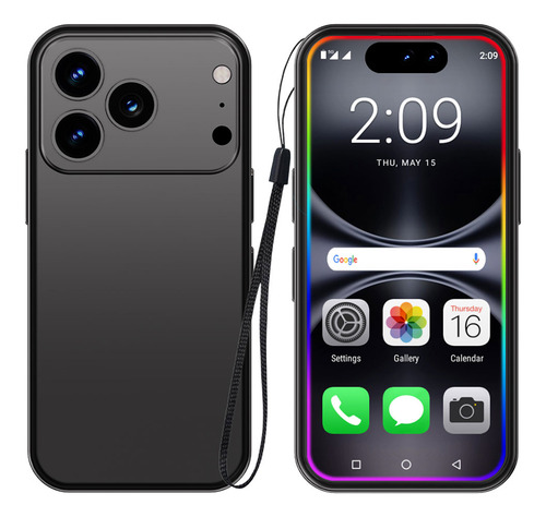 Teléfonos Inteligentes Android Baratos 3g Mini I17 Pro Max 4.0 En Ram 3 Gb Y Rom 32 Gb Black