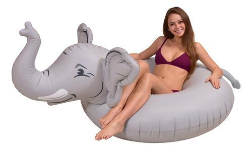 Elefante Flotador De Piscina Inflable Para Adultos Y Niños