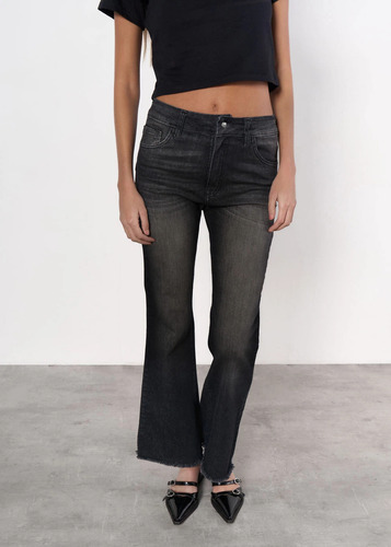 Pantalón Flare De Jean Elastizado - Grant