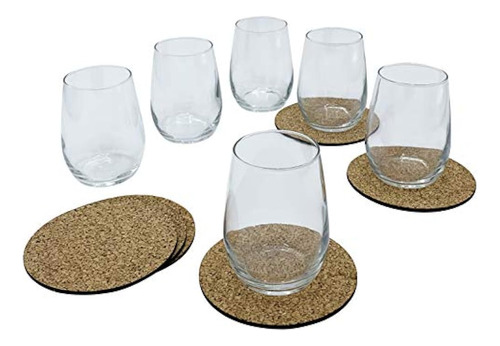 6 Oz Mini Probador Libbey Vasos Para Beber Vino Sin Tallo/va