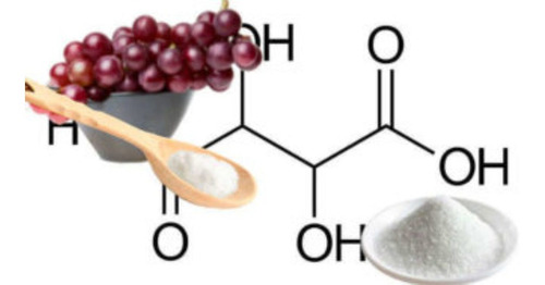 Imagen 1 de 3 de Acido Tartarico Enológico 1kg (vino) Industria Alimenticia