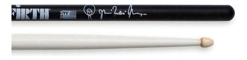 Palo de madera Questlove Sat Vic Firth, color blanco y negro, tamaño 43,18 cm