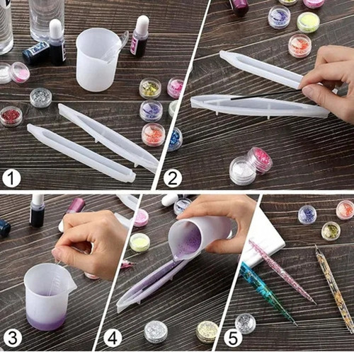 9 Moldes De Silicona Para Pluma Estilográfica Con 75 Recambi