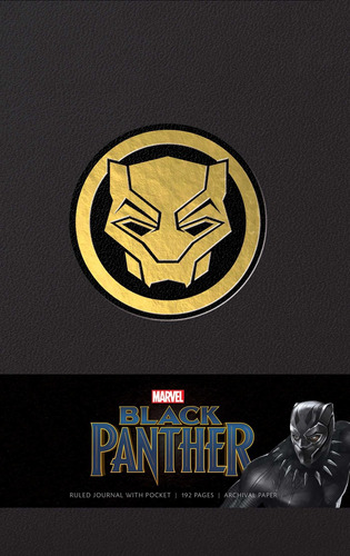 Marvel's Black Panther Hardcover Ruled Journal
