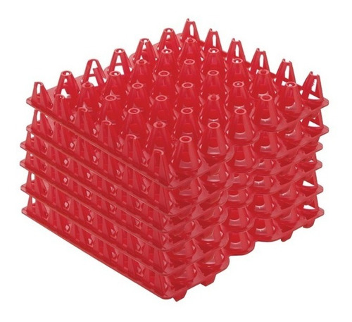10 Cubeta Para Huevos Bandeja Plastica Flexible Porta Huevo 
