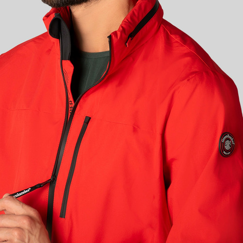 Chamarra Para Hombre Rompevientos Capucha Oculta Greenlander