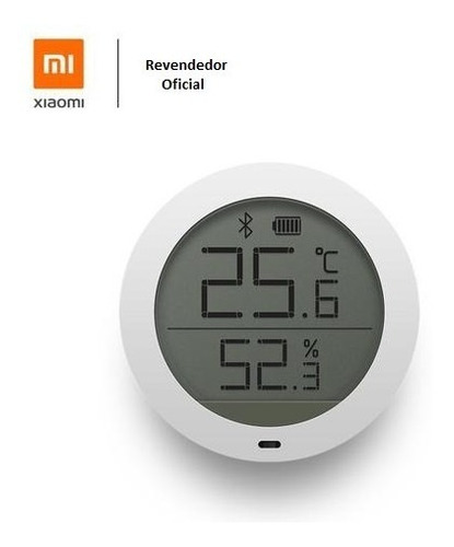Imagem 1 de 7 de Termômetro Digital Xiaomi Temperatura Umidade Bluetooth