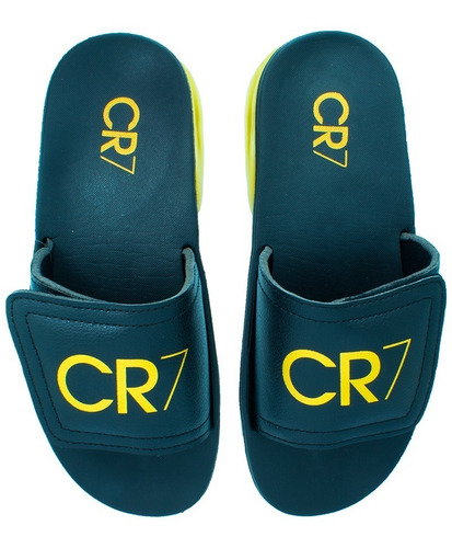 Imagen 2 de 4 de Sandalias Casual Cr7 Negro Cr708nd Moletto