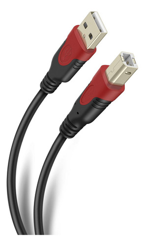 Cable Elite Usb A Usb Tipo B De 7,2 M Reforzado,  | Usb-4905