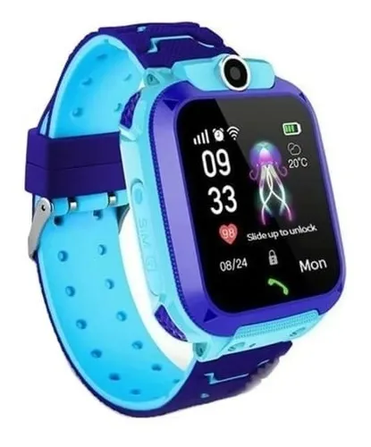 Reloj Inteligente Niños Q12 Chip Gps Android Ios // Celeste