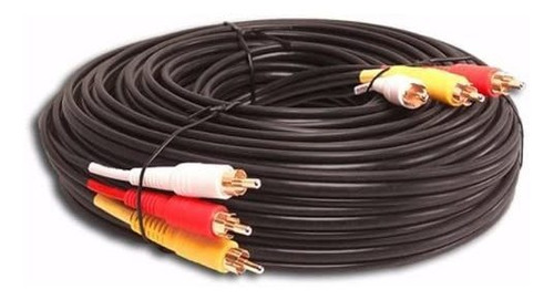 Cable Compuesto De Audio Y Video Dorado De 3 Rca 60 Pie...