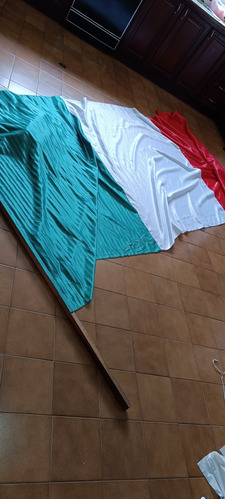 Bandera De Italia Grande  3,65 X 155 Mts 