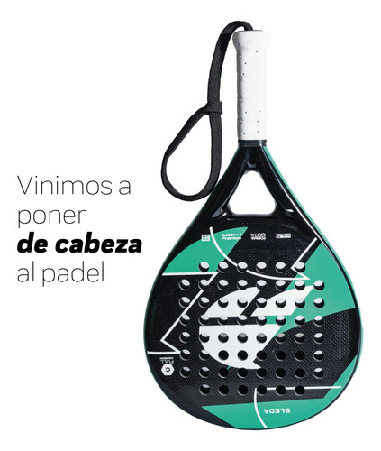 Paleta Padel Atila Bleda Gota Full Carbono Liviana.gravedadx