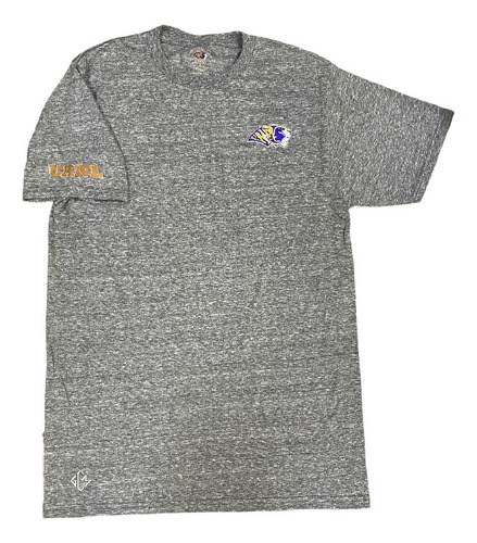 Playera Autenticos Tigres Uanl Gris Logo Escudo Emblema