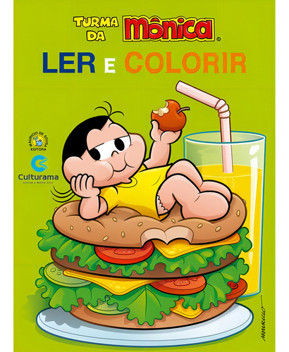 Ler E Colorir Magali