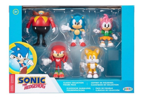 Figura Muñeco Set Sonic 2 Juego Juguete Coleccion Niño Niña