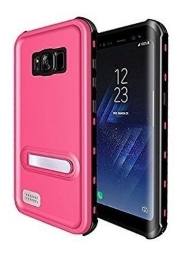 Funda Contra Agua Redpepper Para Samsung Galaxy S8 Rosa