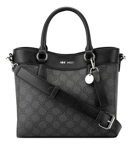 Bolsa Satchel Para Mujer Nine West Negro Nyc556906 Color Multicolor