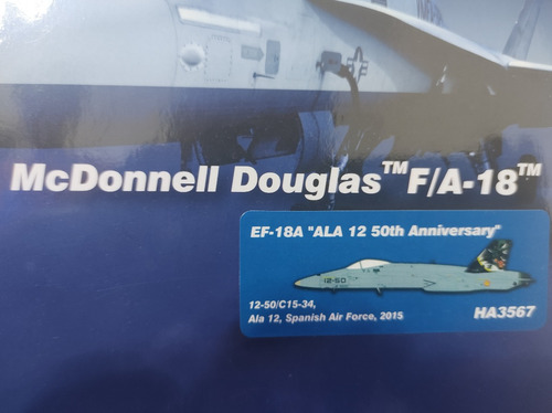 1/72 F/a-18 Ala 12 Spanish Air Force Die Cast Hobby Master