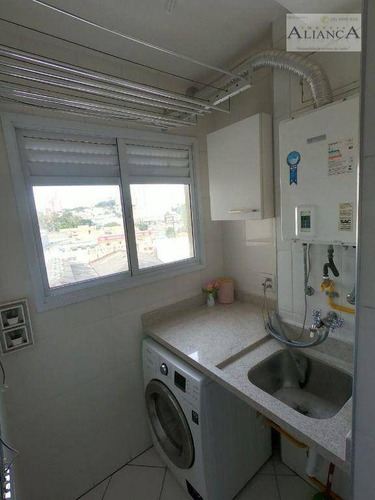 Imagem 9 de 18 de Apartamento Com 2 Dormitórios À Venda, 58 M² Por R$ 385.000,00 - Rudge Ramos - São Bernardo Do Campo/sp - Ap2278