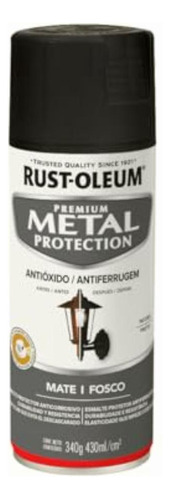 Pintura Anticorrosiva Aerosol Negro Mate 340 G