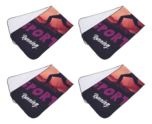 Toalla Deportiva Toalla Liviana 4pcs Para Juego De Pelota