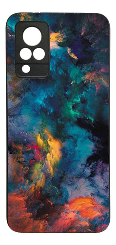 Funda Protector Case Para Vivo V21 5g Abstracto