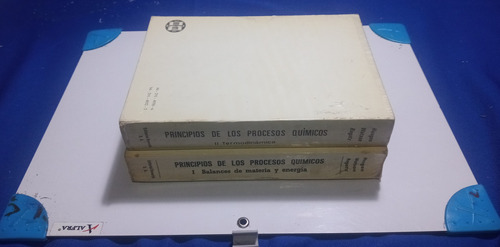 Principios De Los Procesos Químicos Volumen 1 Hougen (Usado)
