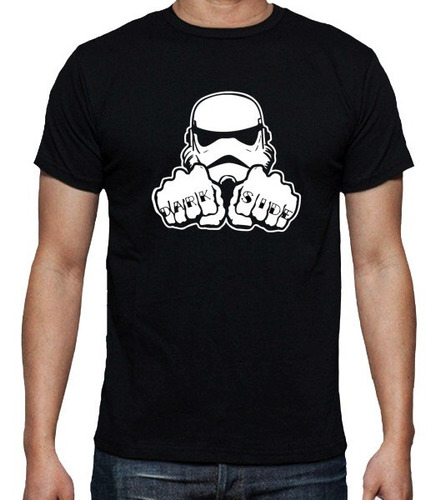 Remera Star Wars Trooper Dark Side (negra) Ideas Mvd