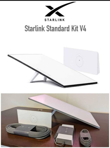Antena Starlink Kit V4 300 Mb Internet Ilimitado