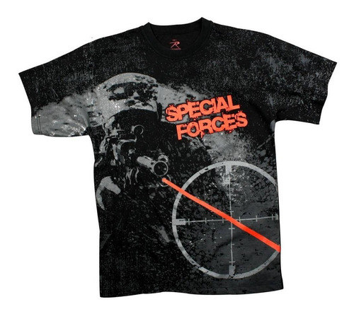 Camiseta Rothco Estampada Vintage Special Forces En Remate